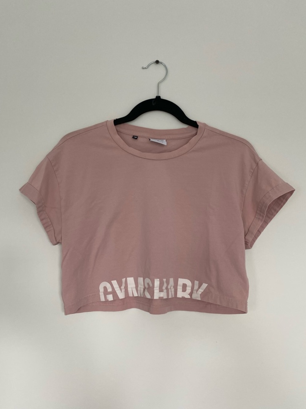Gymshark Dusty Pink Cropped Tee